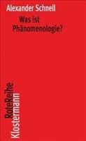Was Ist Phanomenologie?