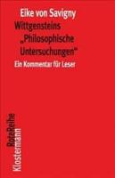 Wittgensteins 'Philosophische Untersuchungen'