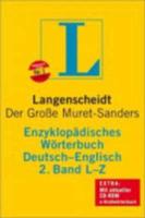 Langenscheidt's encyclopaedic dictionary of the English and German languages Part 2 German-English
