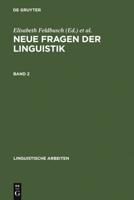 Neue Fragen Der Linguistik