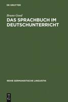 Das Sprachbuch Im Deutschunterricht