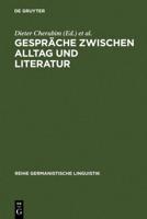 Gespräche Zwischen Alltag Und Literatur