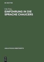 Einführung in Die Sprache Chaucers