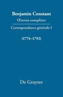 Correspondance 1774-1792