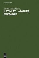 Latin et langues romanes