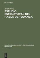 Estudio estructural del habla de Tudanca