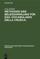 Methoden der Belegsammlung für das ‹Vocabulario della Crusca›