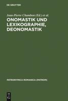 Onomastik und Lexikographie, Deonomastik