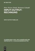 Input-Output-Rechnung: Input-Output-Tabellen