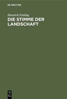 Die Stimme Der Landschaft