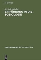 Einfuhrung in Die Soziologie