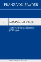Texte Zur Naturphilosophie (1792-1808)