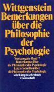 Bemerkungen über die Philosophie der Psychologie