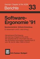 Software-Ergonomie '91