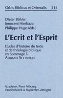 L'Ecrit Et l'Esprit