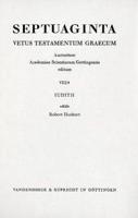 Septuaginta. Vetus Testamentum Graecum