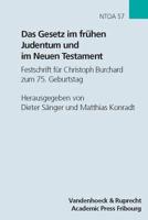 Novum Testamentum Et Orbis Antiquus / Studien Zur Umwelt Des Neuen Testaments