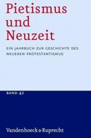 Pietismus Und Neuzeit Band 42 - 2016