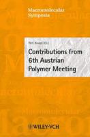 Contributions from 6th Austrian Polymer Meeting, Macromolecular Symposia 217