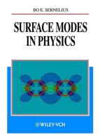 Surface Modes in Physics