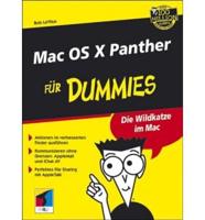 Mac OS X Panther Fur Dummies