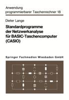 Standardprogramme Der Netzwerkanalyse Für BASIC-Taschencomputer (CASIO)