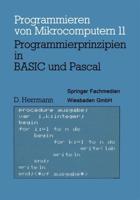 Programmierprinzipien in BASIC Und Pascal