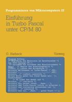 Einführung in Turbo Pascal Unter CP/M 80