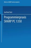 Programmierpraxis SHARP PC-1350
