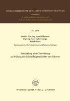 Entwicklung Einer Vorrichtung Zur Prüfung Der Schneideigenschaften Von Scheren. Fachgruppe Textilforschung