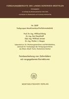 Feinbearbeitung Von Zahnrädern Mit Vorgegebenen Korrekturen. Fachgruppe Textilforschung