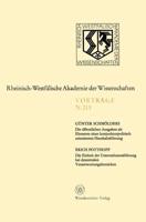 Die Öffentlichen Ausgaben Als Elemente Einer Konjunkturpolitisch Orientierten Haushaltsführung. Die Einheit Der Unternehmensführung Bei Dezentralen Verantwortungsbereichen