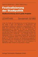 Festivalisierung Der Stadtpolitik