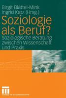 Soziologie Als Beruf?