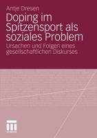 Doping Im Spitzensport Als Soziales Problem