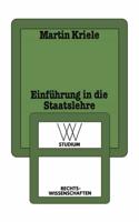 Einführung in Die Staatslehre