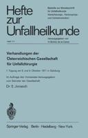 Verhandlungen Der Österreichischen Gesellschaft Für Unfallchirurgie