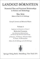 Molecular Constants from Microwave, Molecular Beam, and Electron Spin Resonance Spectroscopy / Molekelkonstanten Aus Messungen Der Mikrowellen-, Molekularstrahl- Und Elektronenspinresonanz-Spektroskopie. Molecules and Radicals