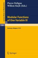 Modular Functions of One Variable III