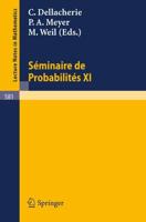 Seminaire De Probabilites XI Séminaire De Probabilités