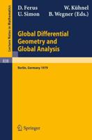 Global Differential Geometry and Global Analysis