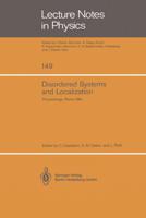 Disordered Systems and Localization
