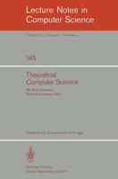 Theoretical Computer Science : 6th GI-Conference Dortmund, January 5-7, 1983