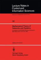 Mathematical Theory of Networks and Systems : Proceedings of the MTNS-83 International Symposium Beer Sheva, Israel, June 20-24, 1983