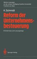 Reform Der Unternehmensbesteuerung