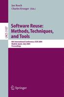 Software Reuse: Methods, Techniques, and Tools : 8th International Conference, ICSR 2004, Madrid, Spain, July 5-9, 2004, Proceedings