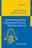 Implementing Models in Quantitative Finance