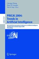 PRICAI 2004: Trends in Artificial Intelligence : 8th Pacific Rim International Conference on Artificial Intelligence, Auckland, New Zealand, August 9-13, 2004, Proceedings