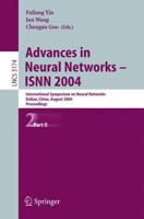 Advances in Neural Networks - ISNN 2004 : International Symposium on Neural Networks, Dalian, China, August 19-21, 2004, Proceedings, Part II