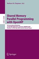 Shared Memory Parallel Programming With OpenMP